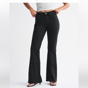 Abercrombie & Fitch Curve Love High Rise Flare Jeans